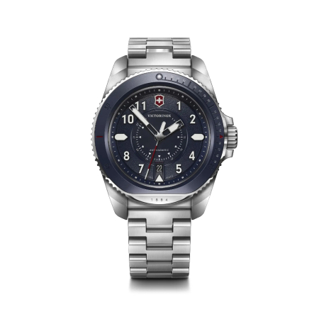 Victorinox Victorinox Journey 1884 43mm Watch - Blue Dial, Stainless Steel Strap